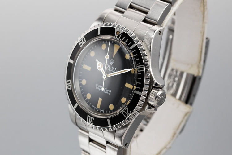 1982 Rolex Submariner 5513 with MK V Maxi Dial