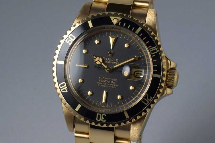 1978 YG Rolex Submariner 1680 Black Nipple Dial