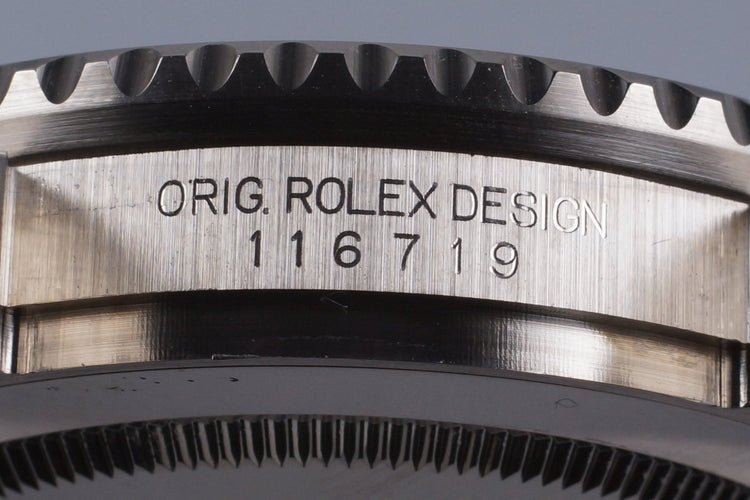 2014 Rolex WG GMT II 116719BLRO with Box and Papers