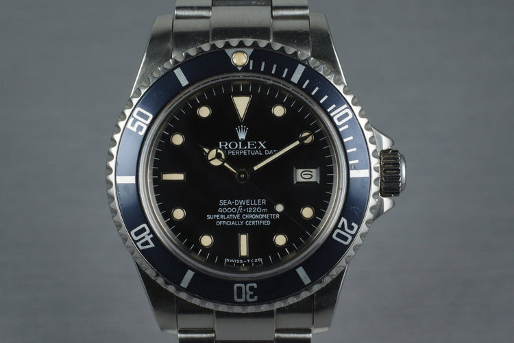 1983 Rolex Sea Dweller 16660