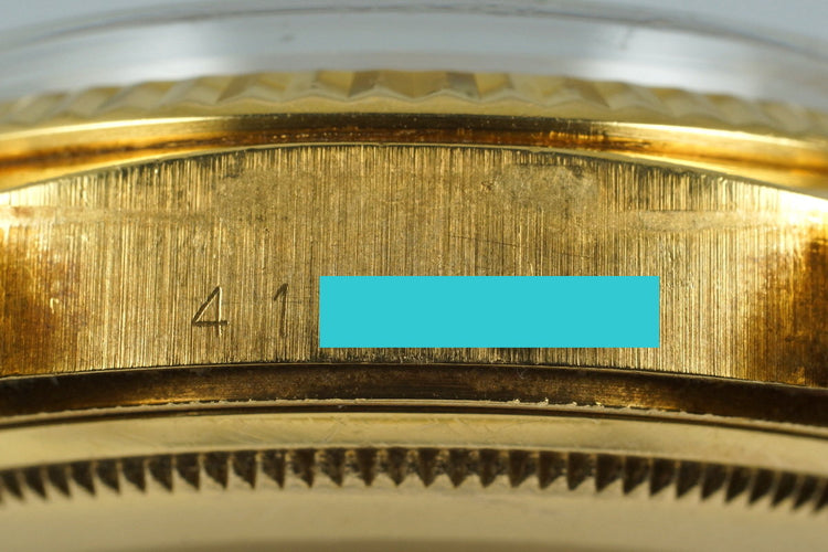 1975 Rolex YG Day-Date 1803 with Champagne Linen Dial
