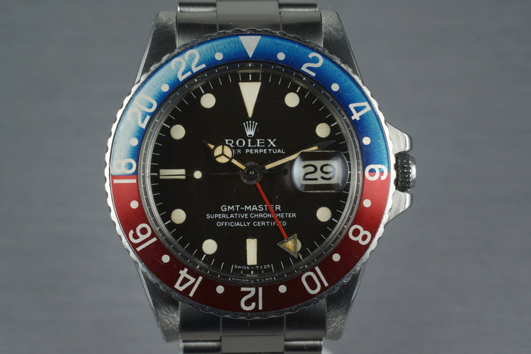 1968 Rolex GMT 1675 Mark I Dial