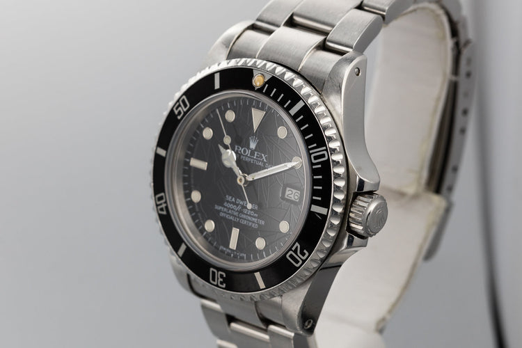 1984 Rolex Sea-Dweller 16660 with Spider Cracked Dial