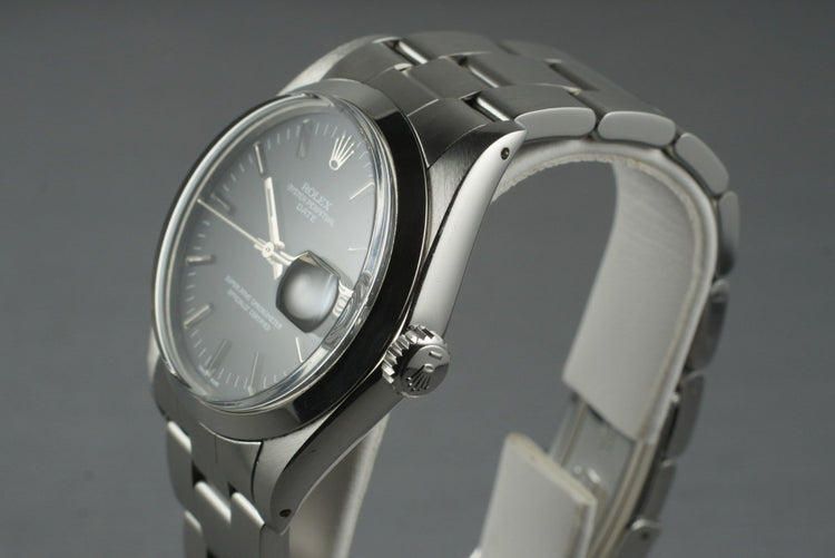 1972 Rolex Date 1500 Black Dial