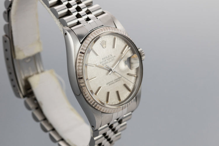 1983 Rolex DateJust 16014 Linen Dial