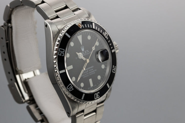 1983 Rolex Submariner 16800 Matte Dial