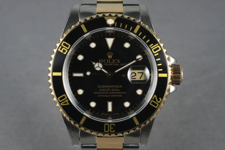 1991 Rolex 18K/SS Submariner 16613