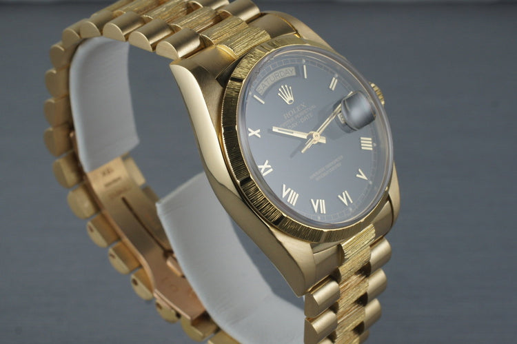 1987 Rolex Bark Day Date 18078