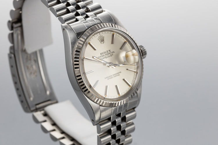 1984 Rolex DateJust 16014 Silver Dial