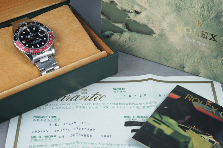 1997 Rolex GMT II 16710