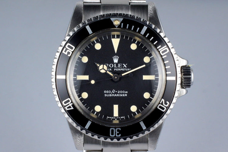 1971 Rolex Submariner 5513 Serif Dial