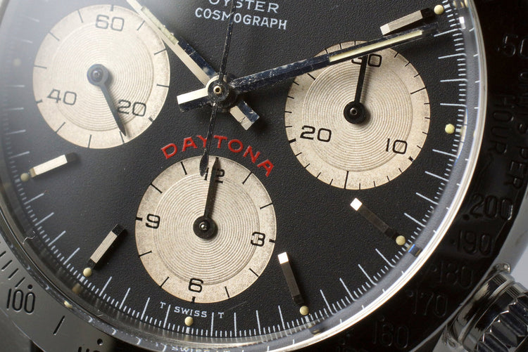 1987 Rolex Daytona 6265 Black Big Red Daytona Dial