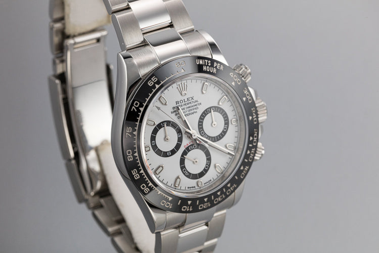 2016 Rolex Daytona 116500LN White Dial with Box and Papers