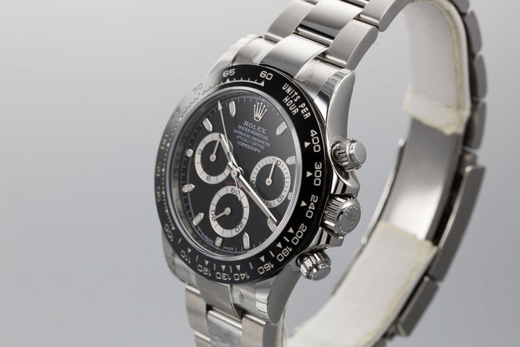 Mint 2018 Rolex Daytona 116500LN Black Dial with Box and Papers