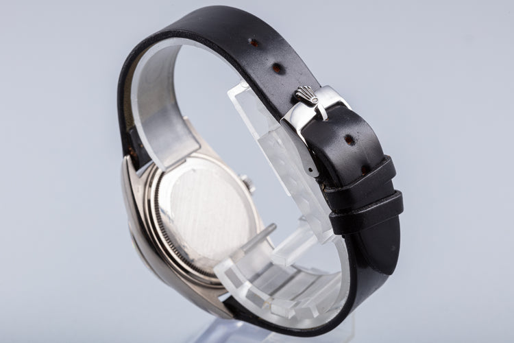 1965 Vintage Rolex 18K WG Day-Date 1803 Silver Door Stop No Lume Dial