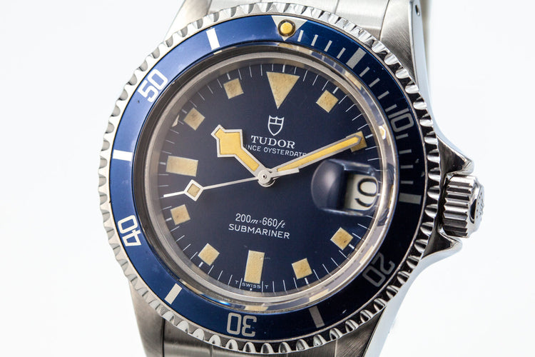 1981 Tudor Submariner 94110 Blue Snowflake