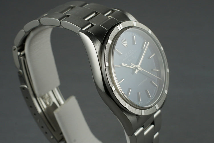 1997 Rolex Air-King 14010 Blue Dial