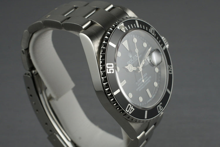 2006 Rolex Submariner 16610T with Box and Papers