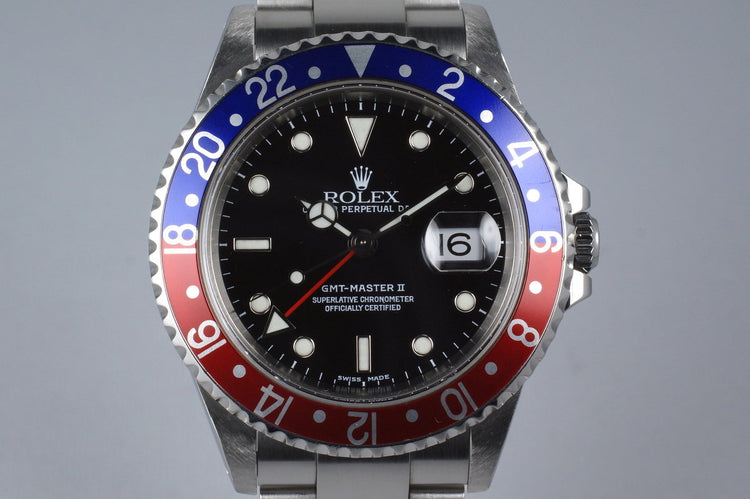 2000 Rolex GMT Master II 16710 with Box