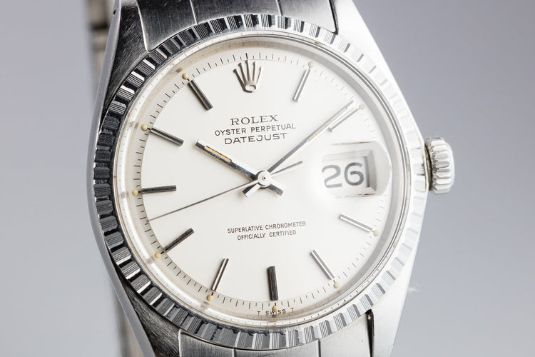 1970 Rolex DateJust 1603 with Matte Silver Dial
