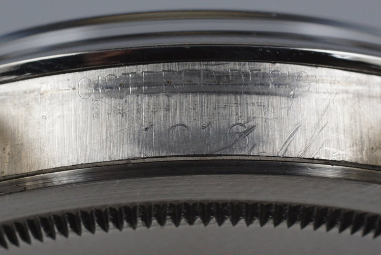 1962 Rolex Explorer 1 1016 Tropical Glossy Gilt Chapter Ring Dial