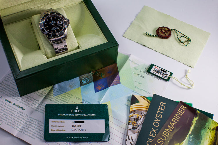 2006 Rolex Submariner 16610 with Box and Papers
