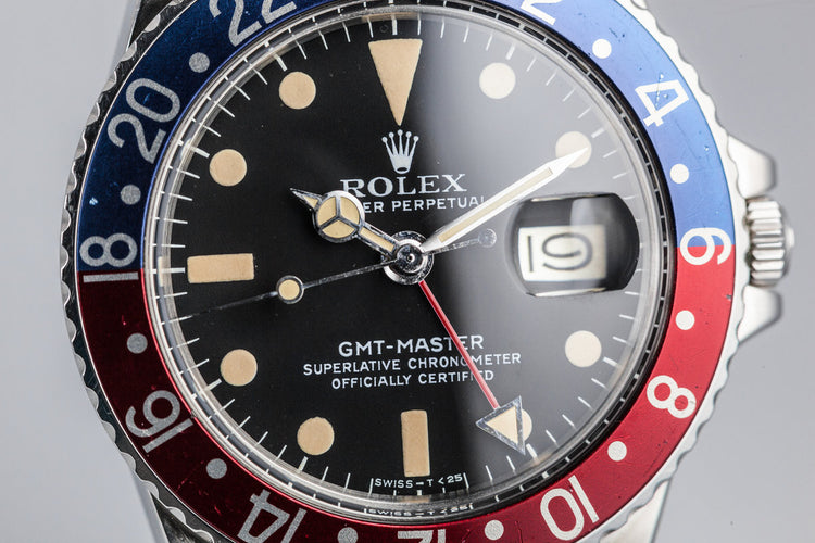 1979 Rolex GMT-Master 1675 with "Pepsi" Bezel Insert