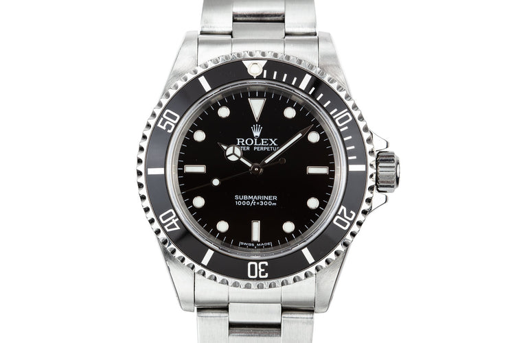 2003 Rolex Submariner 14060M with Box and Papers