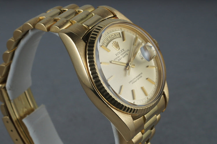1978 Rolex 18K YG President 1803