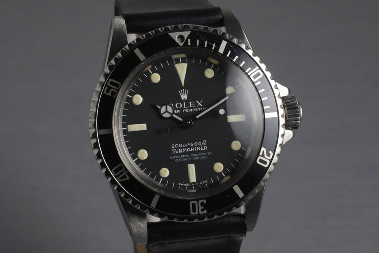 1967 Rolex Submariner 5512 4 Line Dial