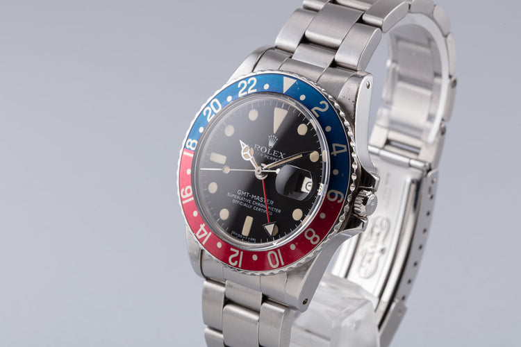 1978 Vintage Rolex GMT-Master 1675 Matte Dial with "Pepsi" Insert