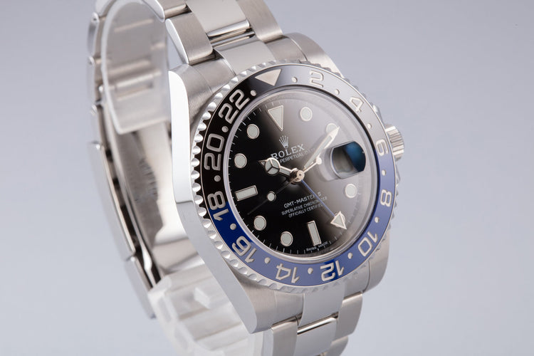 2018 Rolex GMT-Master II 116710BLNR "Batman" with Box and Card