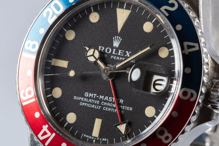 1970 Rolex GMT Master 1675 with MK2 Dial