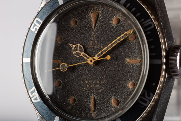1958 Tudor Big Crown Submariner 7924 Gilt Dial