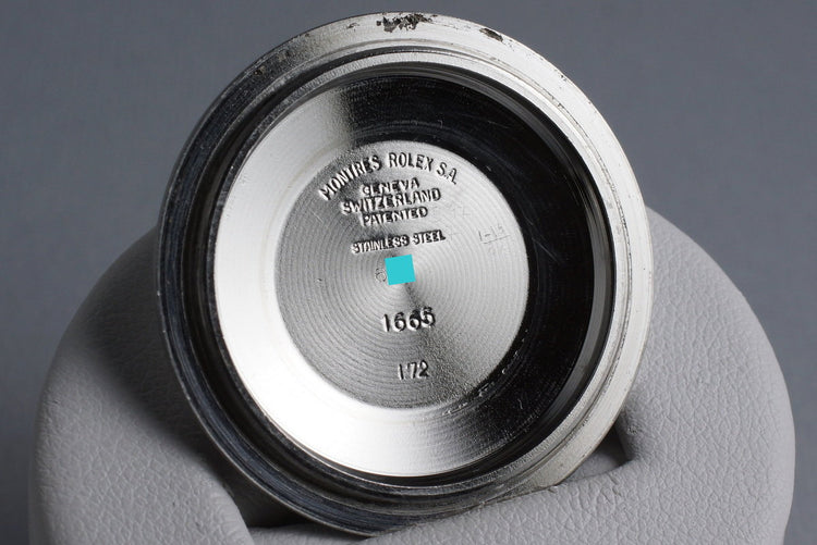 1972 Rolex Double Red Sea Dweller 1665 Mark III Dial