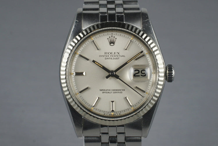 1973 Rolex DateJust 1601 Silver Sigma Dial