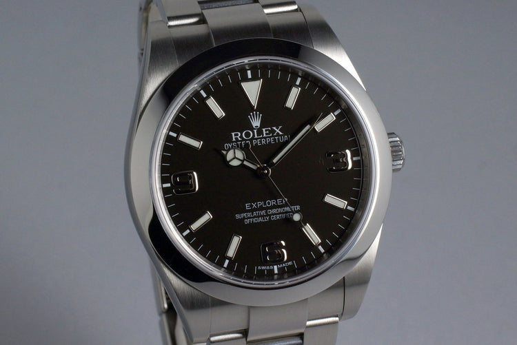 2012 Rolex Explorer 214270 with Box and Papers
