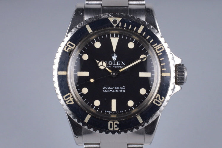 1968 Rolex Submariner 5513 Meters First