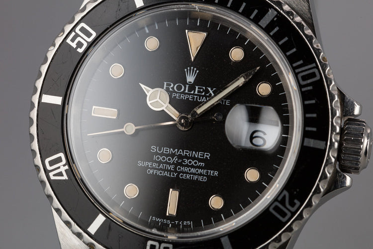 1989 Rolex Submariner 16610