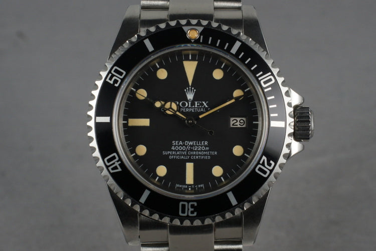 1980 Rolex Sea Dweller 16660 with Box and Papers