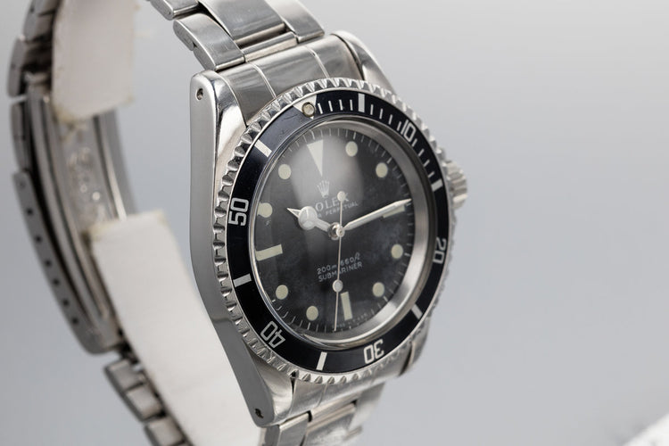 1967 Rolex Submariner 5513 Meters First Dial with "Night Sky" Patina