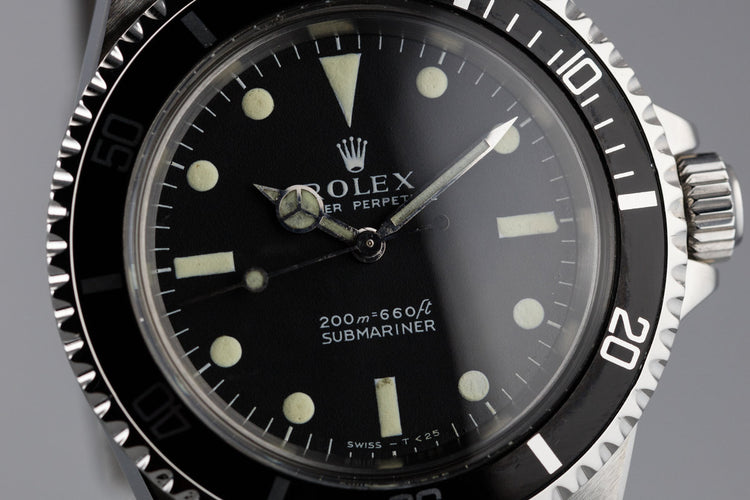 1967 Rolex Submariner 5513 with Service Papers