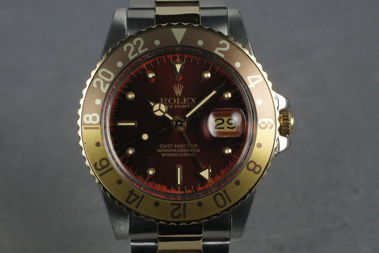 1985 Rolex 18K/SS GMT 16753