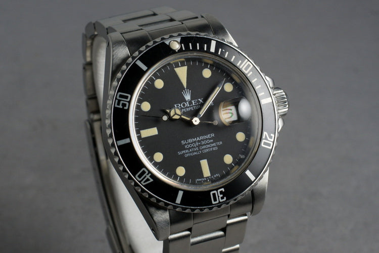 1982 Rolex Submariner 16800