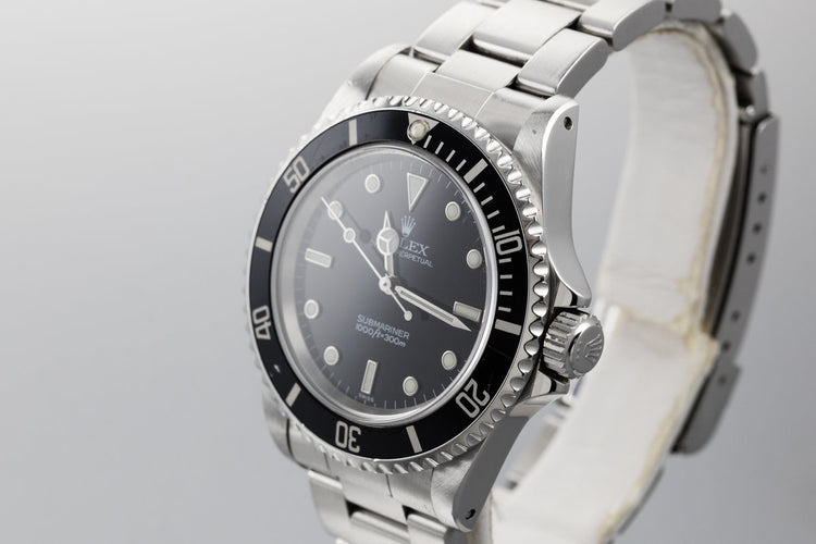 1998 Rolex Submariner 14060 with "SWISS" Only Dial