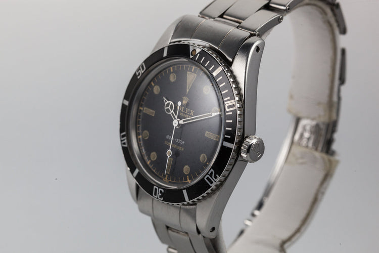 1958 Rolex Submariner 5508 with SWISS only Meters First Gilt "Constellation" Dial