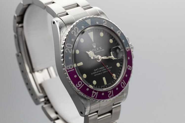 1967 Rolex GMT-Master 1675 Mark I Dial with Fuchsia Bezel