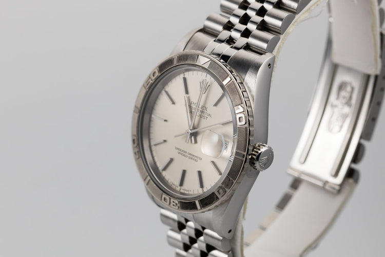 1991 Rolex DateJust "Thunderbird" 16264 Silver Dial