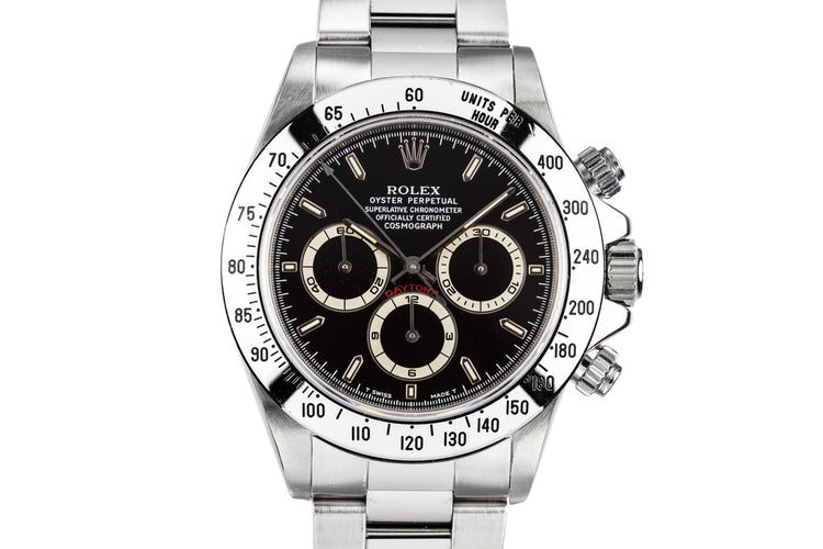 1995 Rolex Zenith Daytona 16520 Black Dial