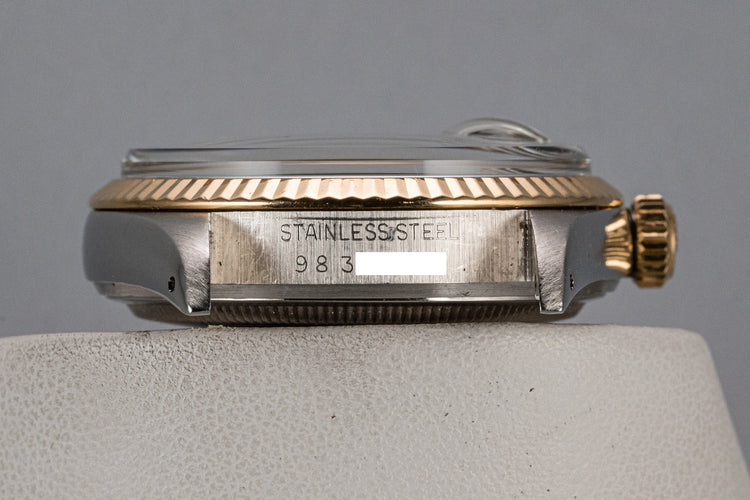 1987 Rolex Two-Tone DateJust 16013 Black Dial